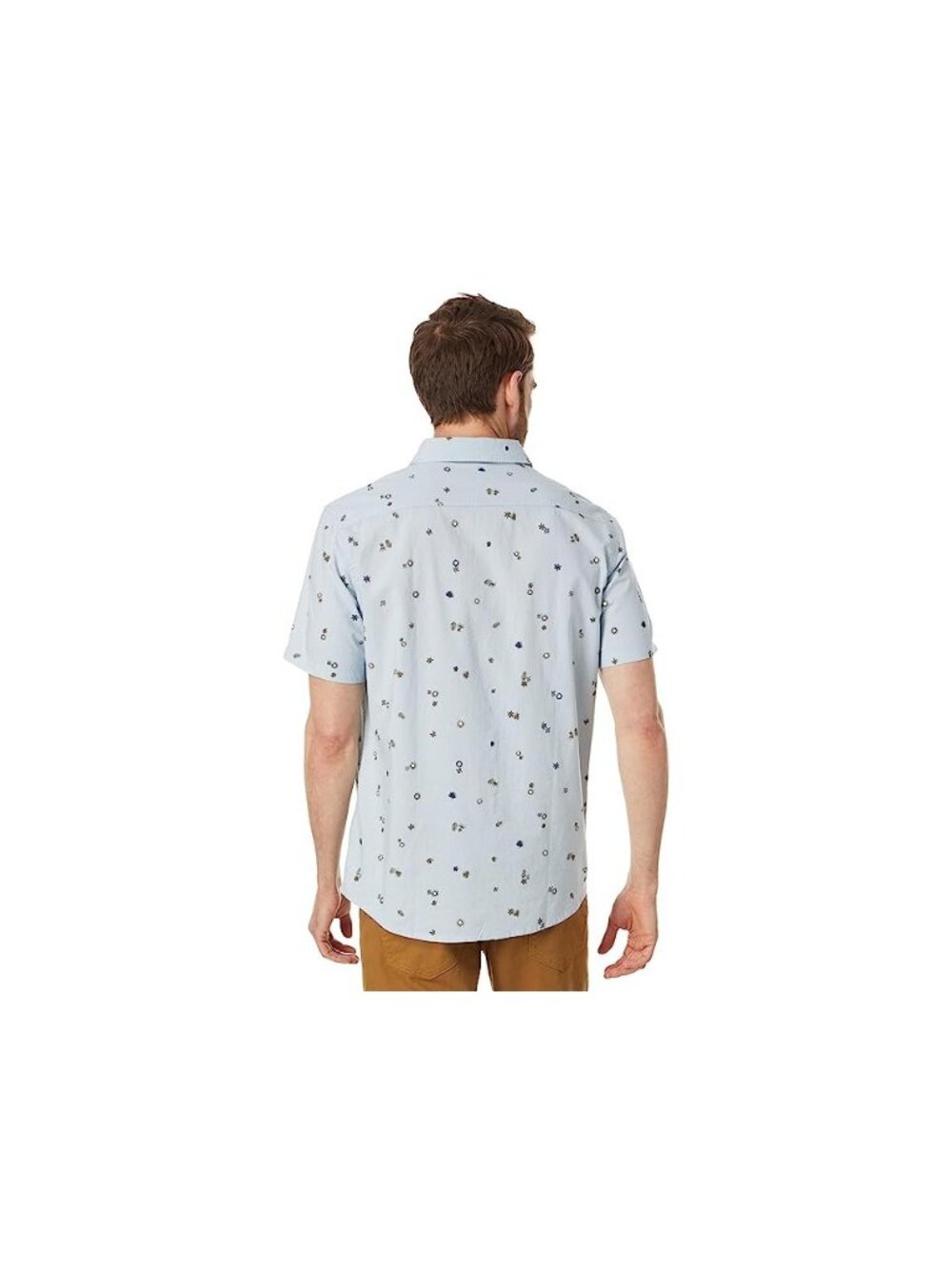 Quiksilver Peaceful Rave Short Sleeve (Celestial Blue) Mens L Short Sleeve NWT - Picture 2 of 13